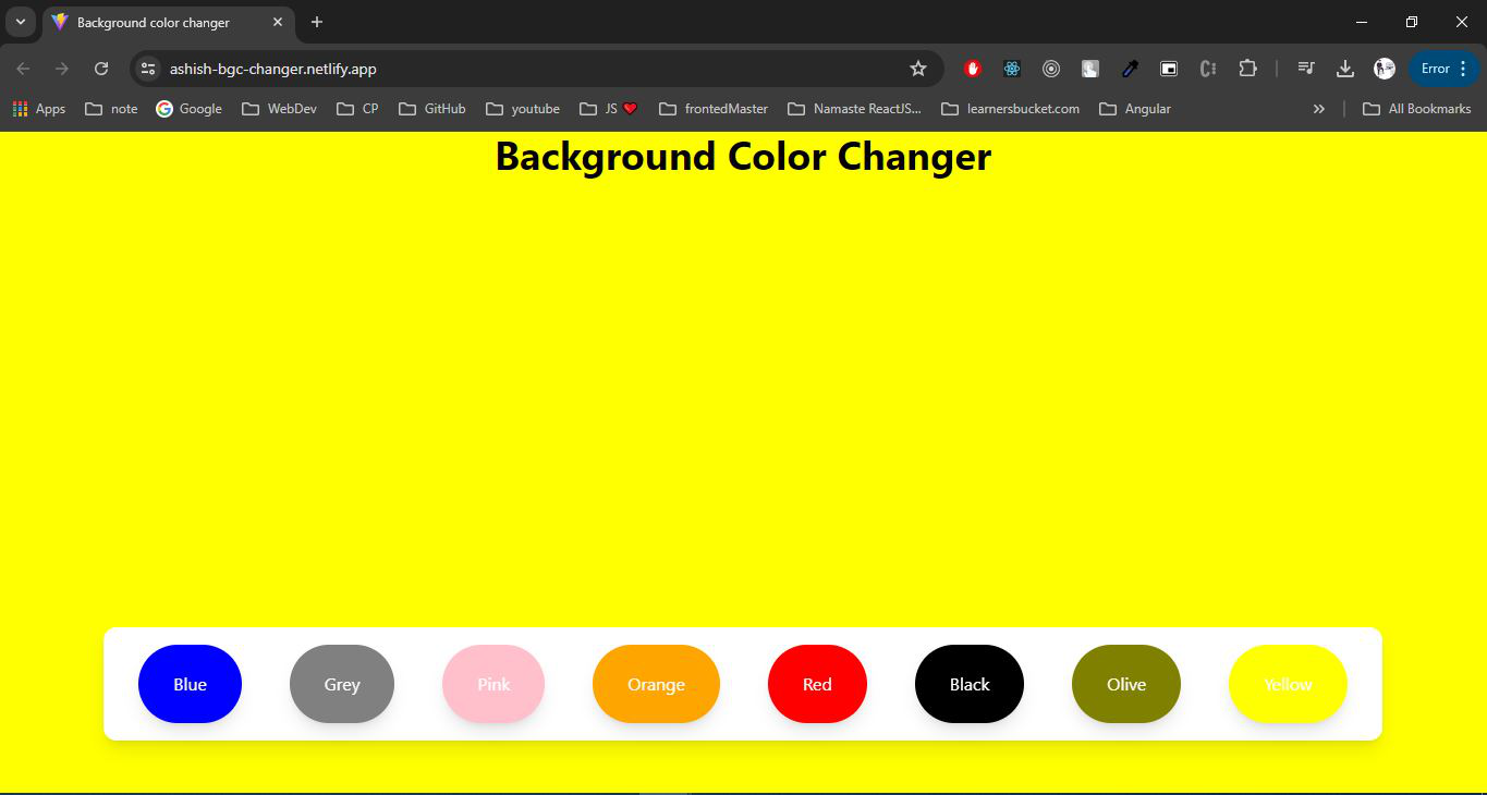 Background Color Changer logo 
